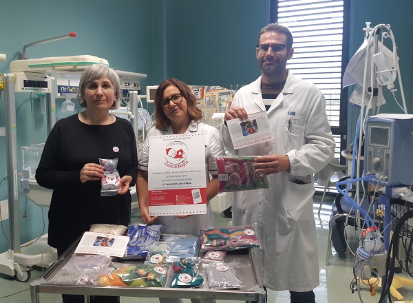 nella foto allegata da sx: la sig.ra Rafanelli, Magnanensi e Capecchi