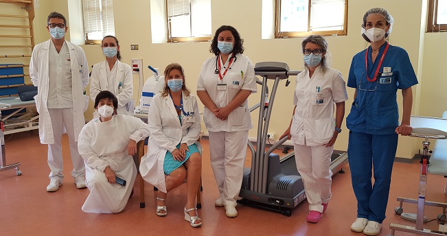 nella foto l'équipe, al centro la dottoressa Boni